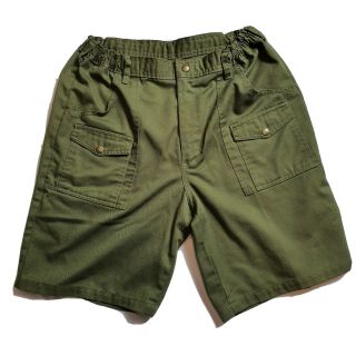 Vintage Mens Boy Scouts Of America Uniform Shorts Cargo Size 36 Olive Green