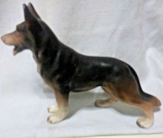 Vintage German Shepherd Dog Napcoware Figurine Statue
