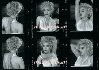 M814 MADONNA Vogue Video 1990 VINTAGE CONTACT SHEET PHOTO Herb Ritts FINCHER 2