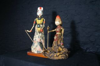 Vintage Indonesian Wayang Golek Puppets Decorative Southeast Asian Design 2
