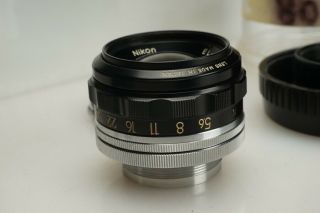 Vintage Nikon EL - Nikkor 135mm F/5.  6 Enlarger Lens with Cap 43mm 3
