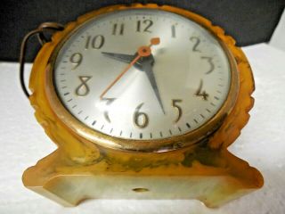 Vintage 1930s Sessions Catalin Bakelite Clock