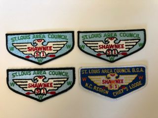 Shawnee Lodge 51 Flap Patches Order Of The Arrow St Louis