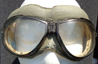 Ww Ii Vintage Us Navy Us Marine Corps Mk I Pilot Flight Goggles By Foster Grant