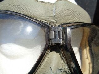 WW II vintage US Navy US Marine Corps MK I pilot flight goggles by Foster Grant 2