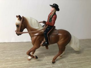 Breyer Stablemates Western Horse And Rider Vintage 1999