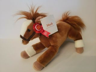 Wells Fargo Bank Mack Legendary Horse Pony 2012 Plush Stuffed Animal 14 " Nwt
