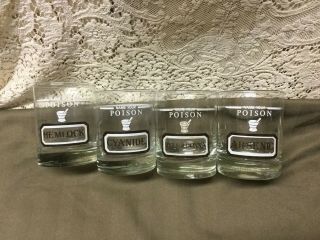 Vintage 4 - Name Your Poison Rock Glasses By Cera Neiman Marcus