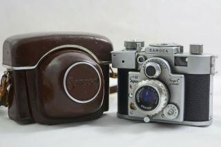 Antique Vintage Samoca 35 X Rangefinder Camera With Case 1956