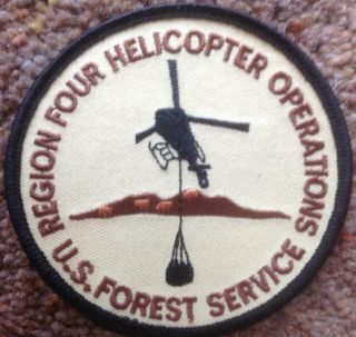 Us Forest Service Region Four Helicopter Operations Patch