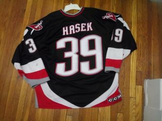Vintage Ccm Nhl Buffalo Sabres Dominik Hasek Hockey Jersey Size 2xl