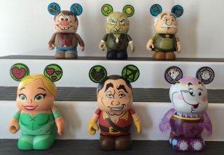 Disney Vinylmation Beauty And The Beast - Set Of 6