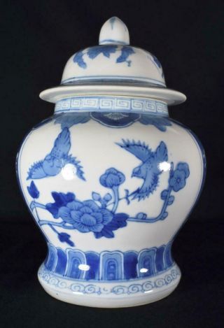 Antique Chinese Porcelain Lidded Vase/urn