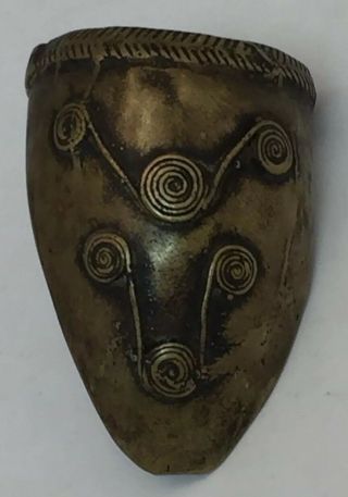 Antique Tribal India Nagaland Cast Bronze Or Brass Naga Armlet Cuff Bracelet