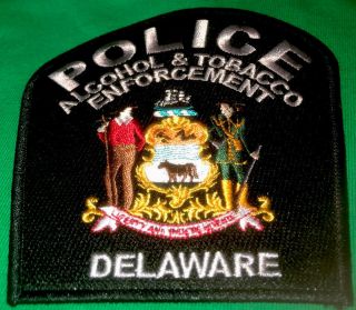 Police Patch Alcohol & Tobacco Enforcement Deleware