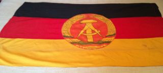 Vintage East German Army Nva Military National Flag 28 X 48 Germany Country