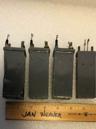 Vintage 4 x Western Electric Capacitor for Tube amplifier - & 3