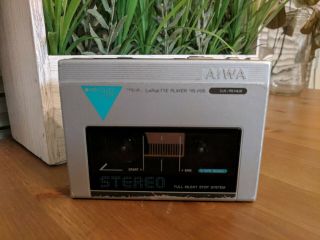 Vintage 1983 Aiwa Hs - P05 Mini Stereo Cassette Player
