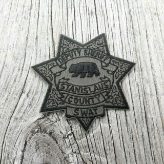 Deputy Sheriff Stanislaus County Ca California Modesto Swat Subdued 3 " Patch