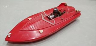 Vintage Wen Mac Aquamite Gas Powered.  049 Mk Ii Engine Toy Boat