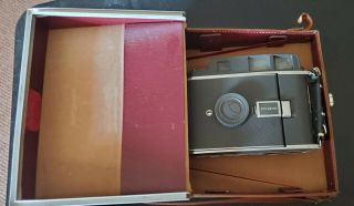 Vintage Polaroid 110b Land Camera W/ Box Case (black / Gray)