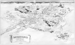 Herb Ryman Disneyland Concept Drawing