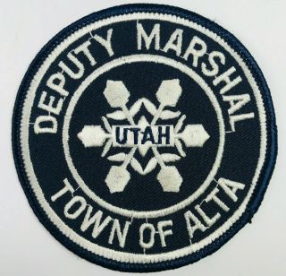 Alta Deputy Marshal Salt Lake County Utah Patch