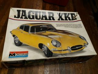 Vintage 1976 Monogram Large 1/8 Scale Jaguar Xk - E 99.  9 Complete Nm