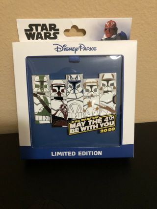 Disney Star Wars Clone Troopers May The 4th Be With You 2020 Pin Le 1500 In Hand