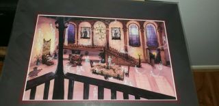Disney Parks Haunted Mansion 50th Swinging Wake Kevin John Print Ballroom