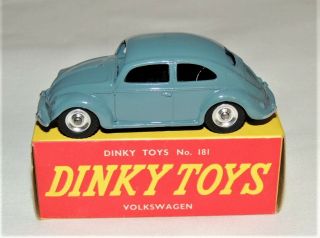 Nos Vintage Dinky Toys 181 Volkswagen Beetle Car Toy Near