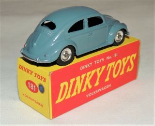 NOS Vintage Dinky Toys 181 Volkswagen Beetle Car Toy Near 2