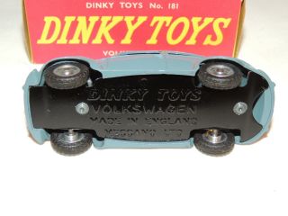 NOS Vintage Dinky Toys 181 Volkswagen Beetle Car Toy Near 3