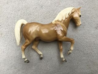 Vintage Breyer Horse 4 Faith Family Arabian Stallion Glossy Dark Palomino Fas