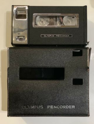 Vintage Olympus Pencorder 1n - 524 Reel To Reel Recorder