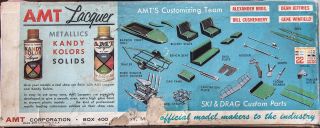 A M T ski - drag rayson craft boat model with trailer 1/25 scale 2