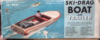 A M T ski - drag rayson craft boat model with trailer 1/25 scale 3