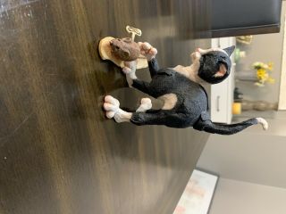 Country Artists A Breed Apart Gizmo Cat with Cute Mouse Figurine 05221 2