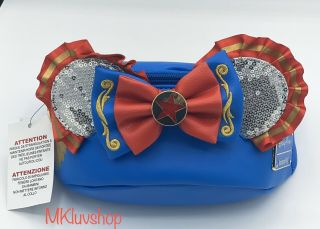 Disney Minnie Mouse Main Attraction Dumbo Hip Pack Loungefly Bag In Hand