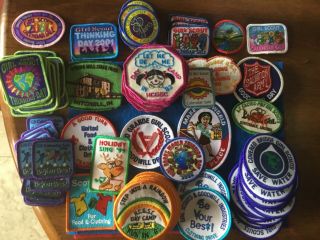 120,  - Vintage Girl Scout Event/fun Patches - See Photos