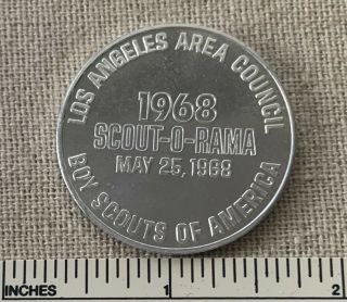 Vintage 1968 Los Angeles Area Council Boy Scout - O - Rama Token Coin Bsa Camp Ca