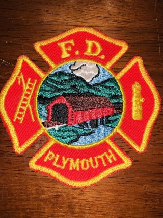 Plymouth Hampshire Fire Department Patch