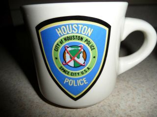 City Of Houston,  Texas Police Department Ceramic Coffee Mugs -