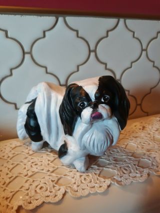 Japanese Chin Collectibles Hand Painted Signed Rc