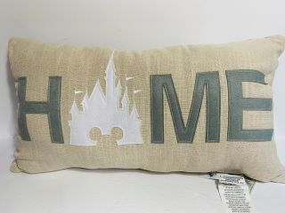 Disney Parks Magic Kingdom Cinderella Castle Home Pillow