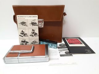 Vintage Polaroid Sx - 70 Alpha 1 Land Film Camera Brown