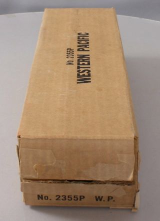Box For A Lionel 2355p Vintage O Western Pacific F - 3 Powered A Diesel Locomotive
