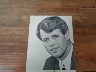 1968 Robert Bobby Kennedy Autographed Campaign Photo Flyer Pamphlet (5) 2