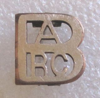Antique Brotherhood Of American Railroad Conductors Barc Union Member Pin