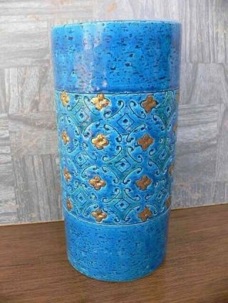 Vintage Berkeley House Bitossi Stylecylinder Vase Mid Century Modern Italy